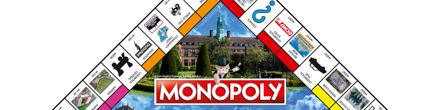 Monopoly banner image against white background